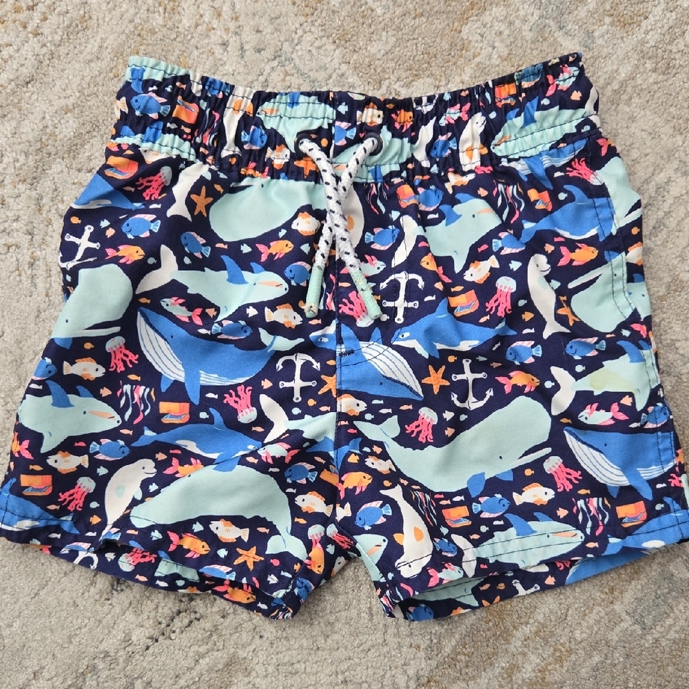 Cat & Jack Nautical Print Kids Shorts